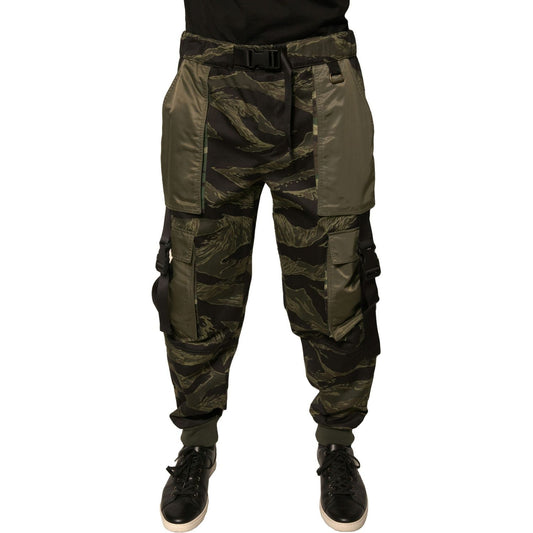 Dolce & Gabbana Green Cotton Jogger Cargo Pants PAN75685-50