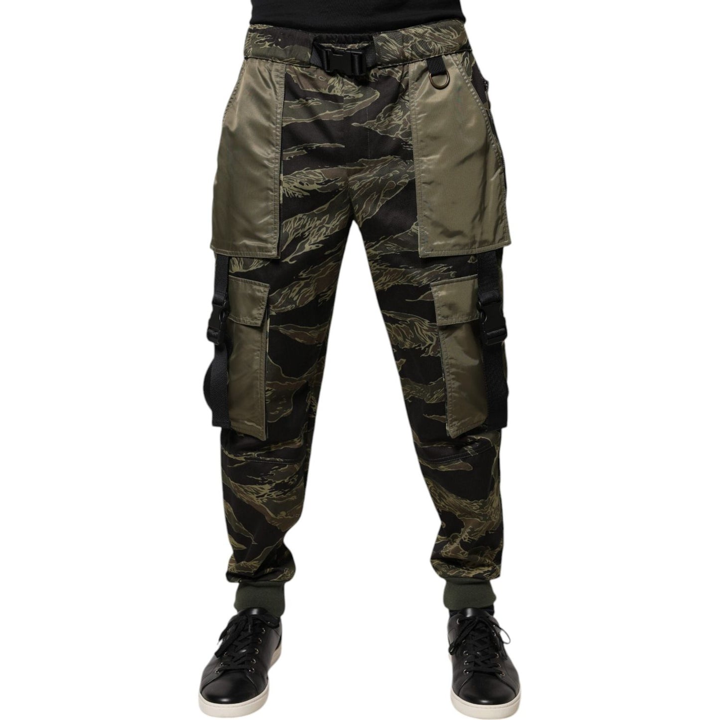 Dolce & Gabbana Green Cotton Jogger Cargo Pants PAN75900-46