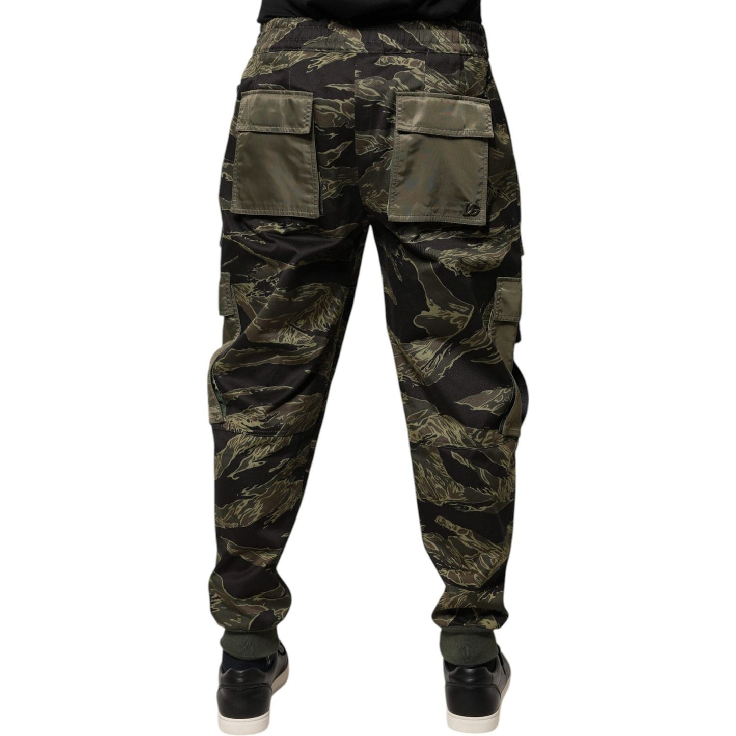 Dolce & Gabbana Green Cotton Jogger Cargo Pants PAN75900-46