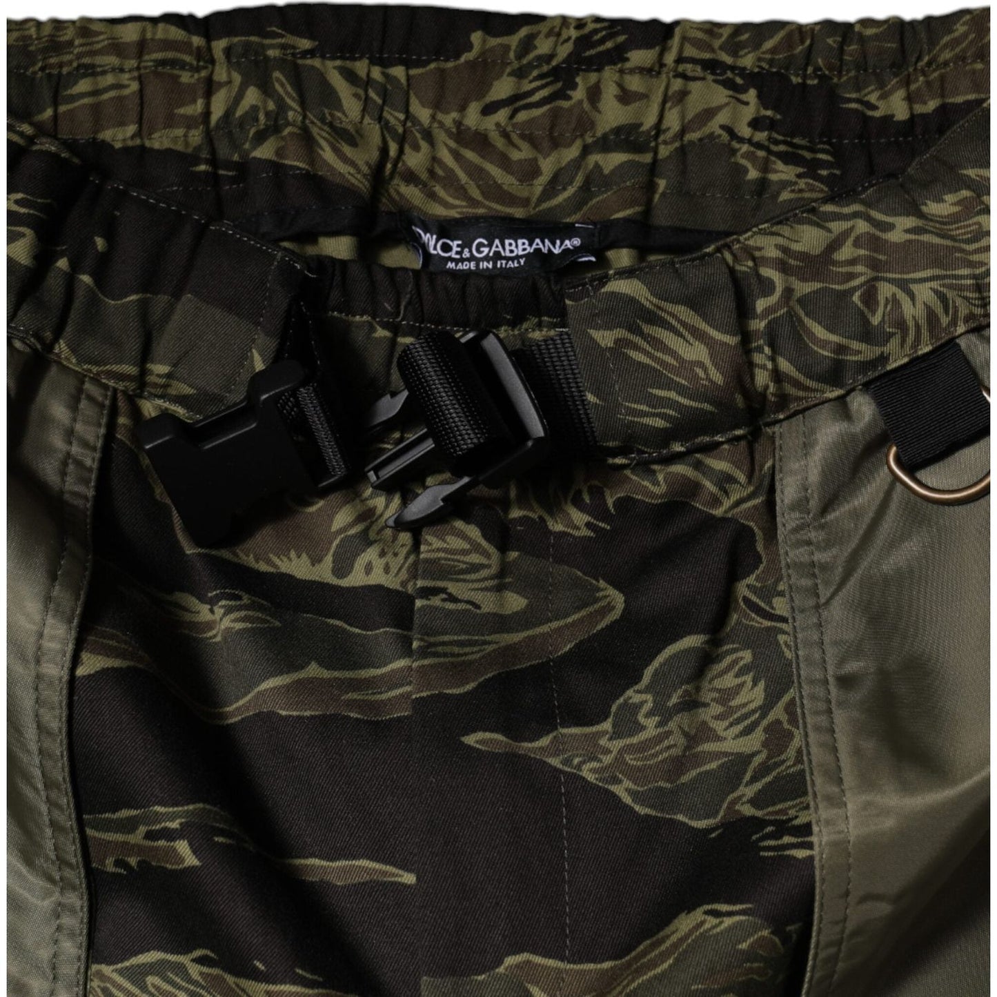 Dolce & Gabbana Green Cotton Jogger Cargo Pants PAN75900-46