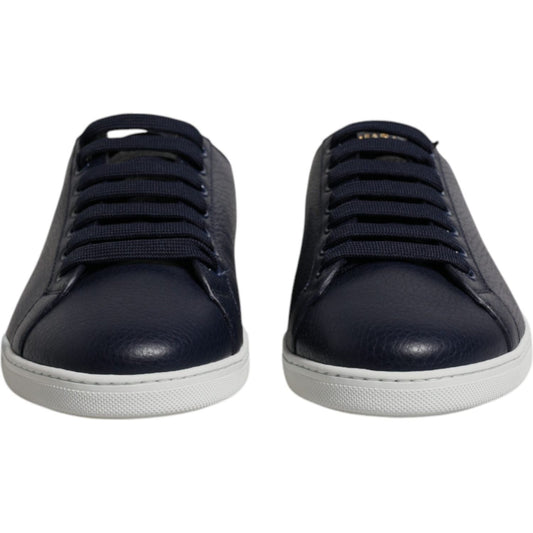 Dolce & Gabbana Black Low Top Men Saint Tropez Sneakers Shoes