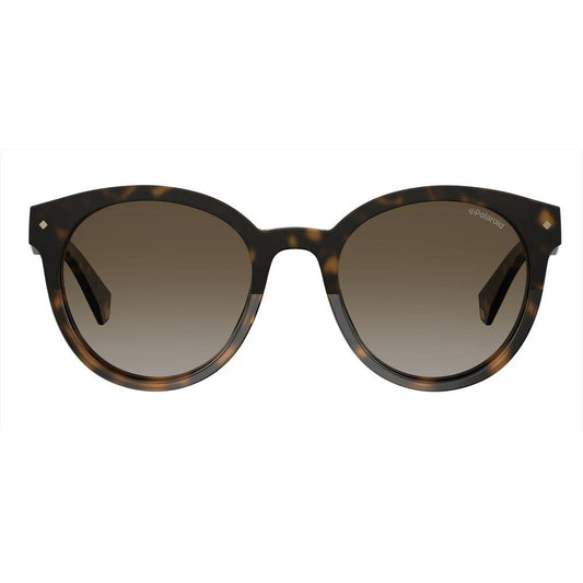 Polaroid Brown Plastic Sunglasses Polaroid Dim Gray