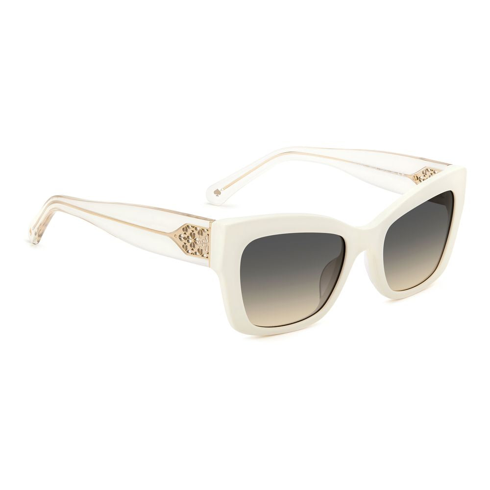 Kate Spade White Acetate Sunglasses KSVALERIASVK6F3GAAC