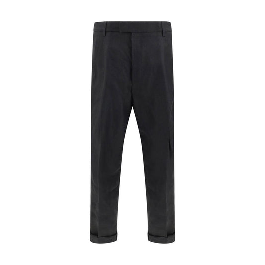 Dolce & Gabbana Linen Pants Dolce & Gabbana Dark Slate Gray