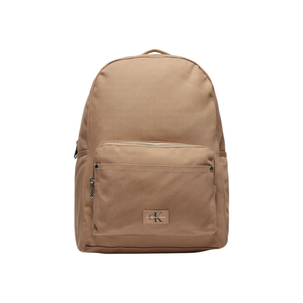 Calvin Klein Jeans Beige Recycled Polyester Backpack