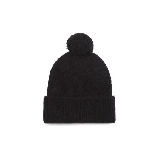 Calvin Klein Black Alpaca Leather Caps Baseball Hat