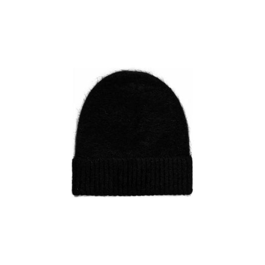 Calvin Klein Black Alpaca Leather Caps Baseball Hat