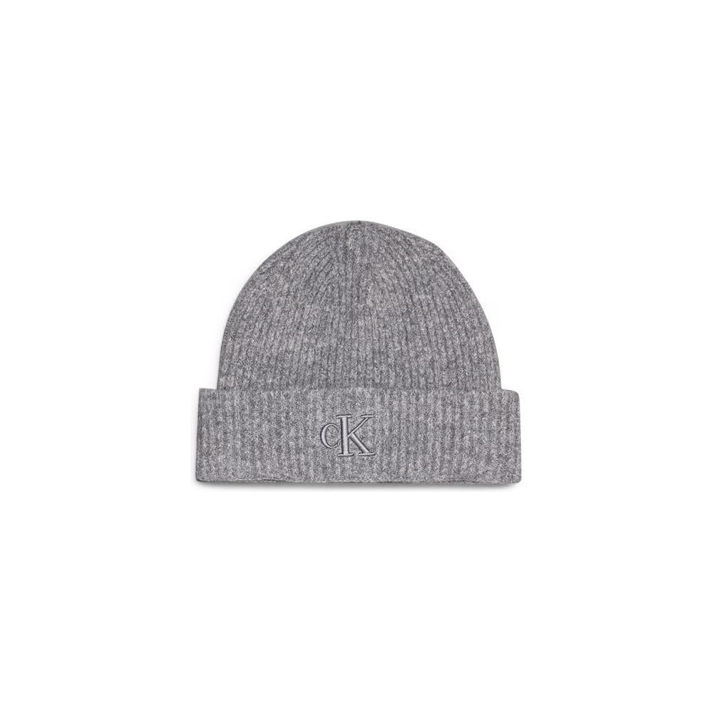 Calvin Klein Gray Marabou Caps Baseball Hat CA-14597300136-ONE SIZE