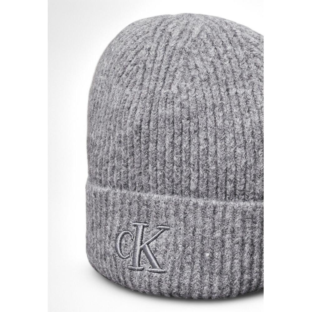 Calvin Klein Gray Marabou Caps Baseball Hat CA-14597300136-ONE SIZE