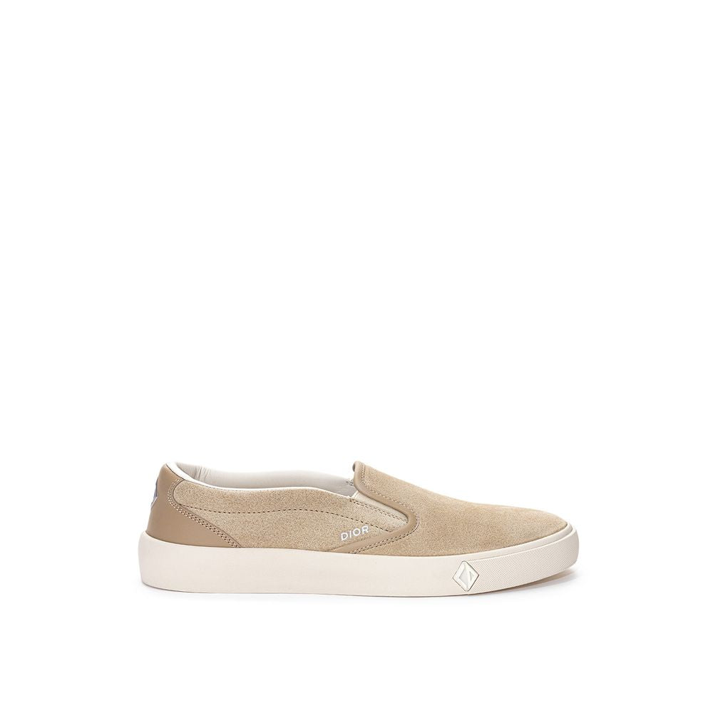 Dior Beige Leather Slip-On Loafers 1728,67397976224,Beige,Dior,EU39.5/US6.5,EU39/US6,Loafers - Shoes,Men,Men - Shoes,New with tags,Shoes,Slip-On Loafers - Loafers - Shoes,Sneakers - Men - Shoes