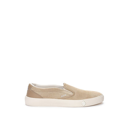 Dior Beige Leather Slip-On Loafers 1728,67397976224,Beige,Dior,EU39.5/US6.5,EU39/US6,Loafers - Shoes,Men,Men - Shoes,New with tags,Shoes,Slip-On Loafers - Loafers - Shoes,Sneakers - Men - Shoes