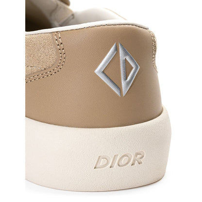 Dior Beige Leather Slip-On Loafers 1728,67397976224,Beige,Dior,EU39.5/US6.5,EU39/US6,Loafers - Shoes,Men,Men - Shoes,New with tags,Shoes,Slip-On Loafers - Loafers - Shoes,Sneakers - Men - Shoes