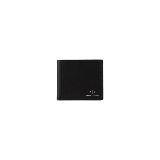 Armani Exchange Black Leather Wallet