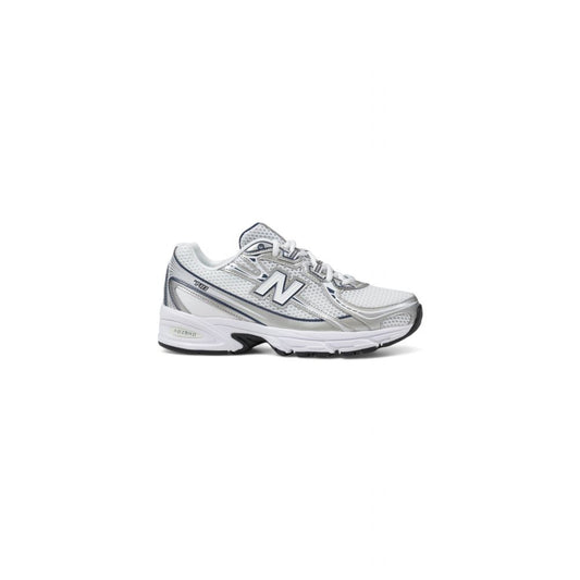 New Balance Blue Artificial Leather Sneaker New Balance Light Gray