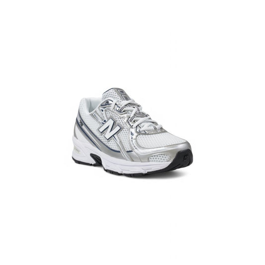New Balance Blue Artificial Leather Sneaker New Balance Light Gray
