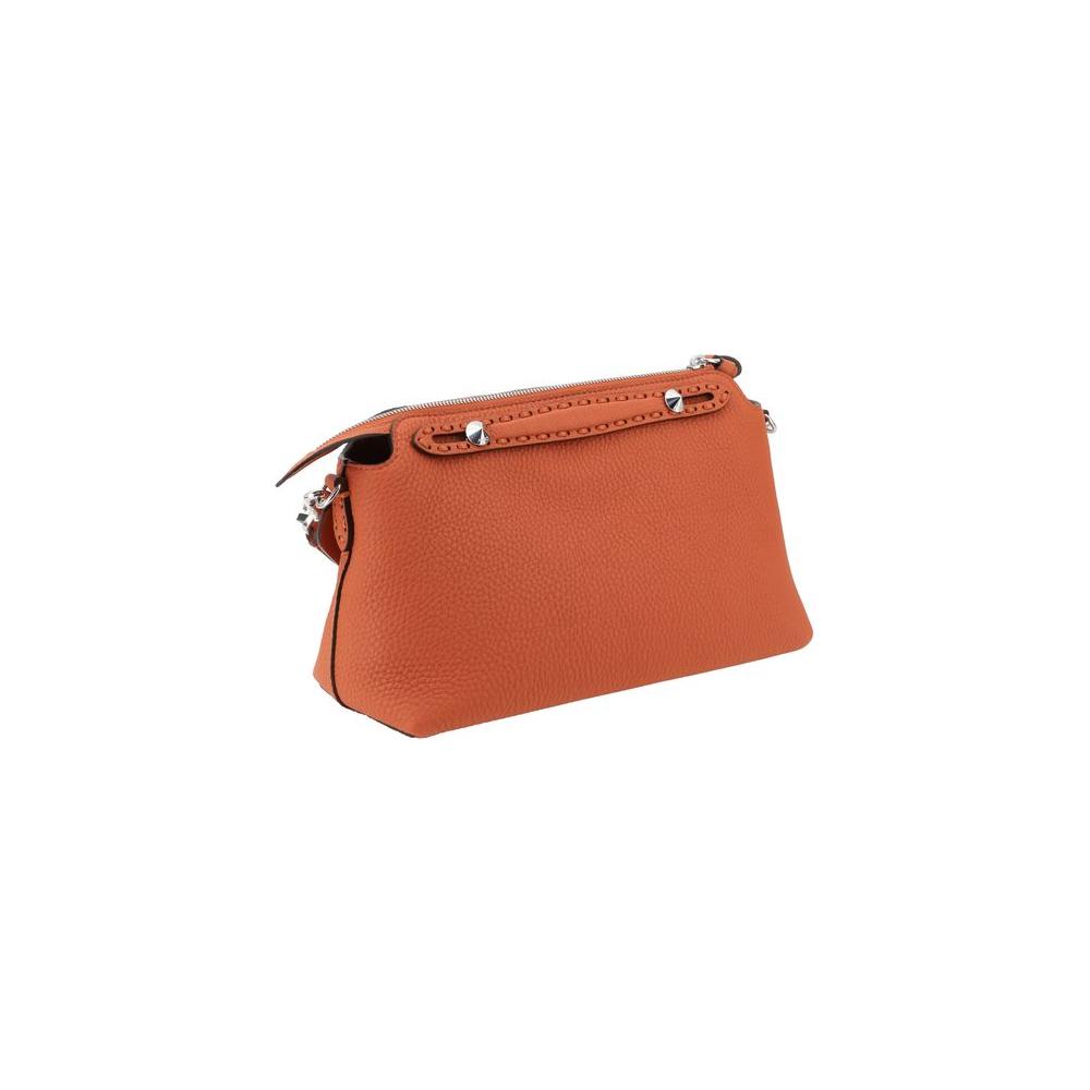 Front view with bag zipped and handles upright.