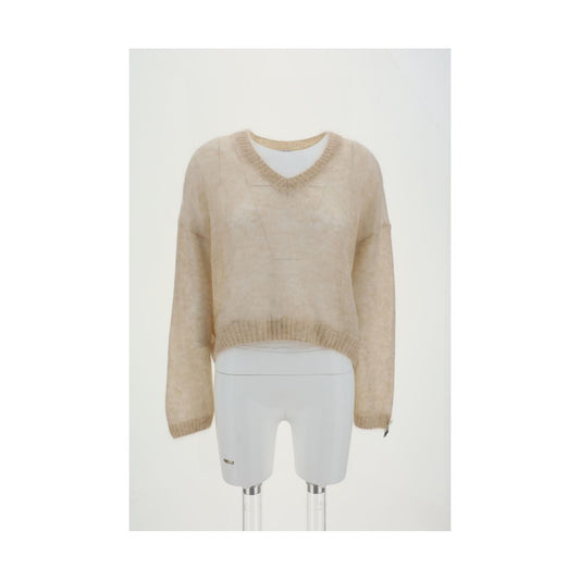 Brunello Cucinelli Beige Mohair Sweatshirt