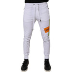 Dolce & Gabbana White Cotton Logo Jogger Pants PAN75565-44