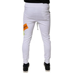 Dolce & Gabbana White Cotton Logo Jogger Pants PAN75565-44
