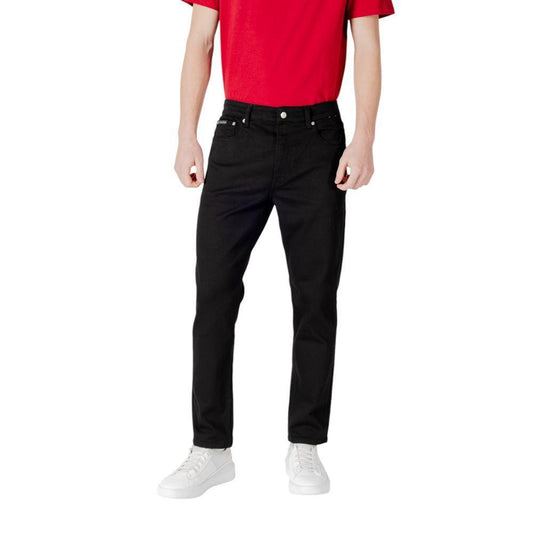 Calvin Klein Jeans Black Recycled Polyester Slim Fit Jean