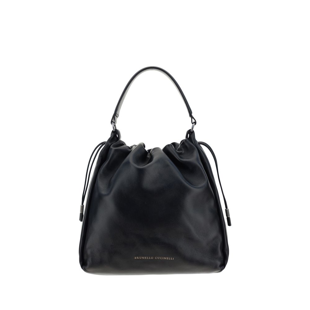 Front view with bag zipped and handles upright.