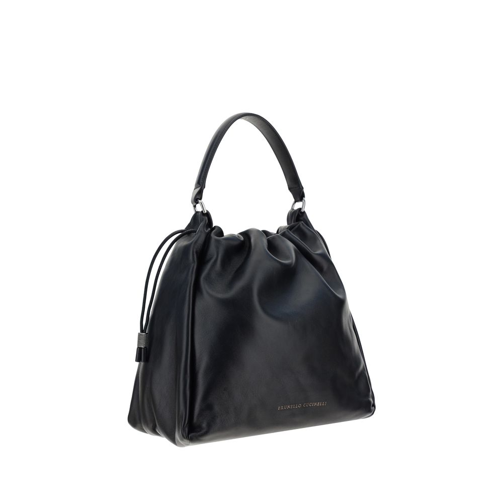 Front view with bag zipped and handles upright.