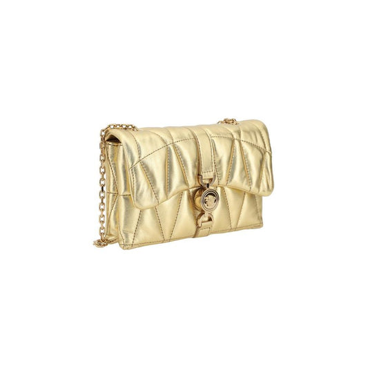 Versace Lambskin Kleio Mini Shoulder Bag Versace Tan