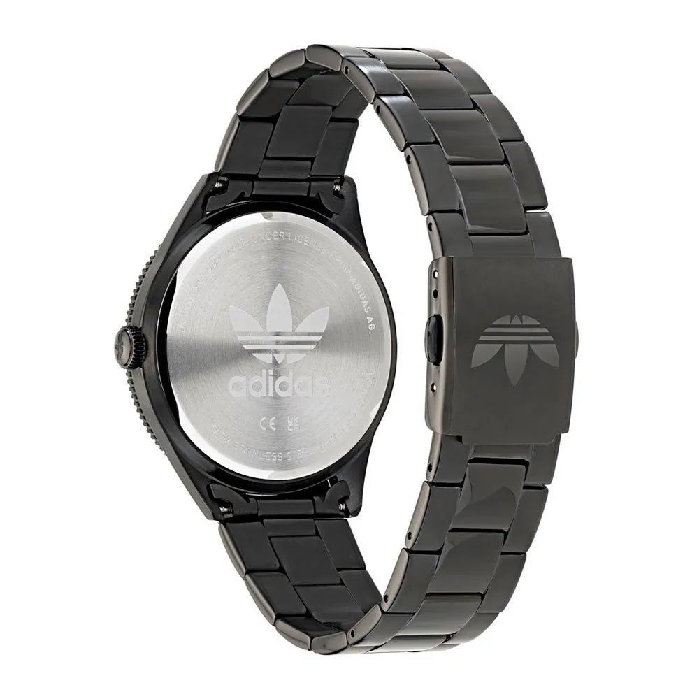 Adidas Black Stainless Steel Dress Watch