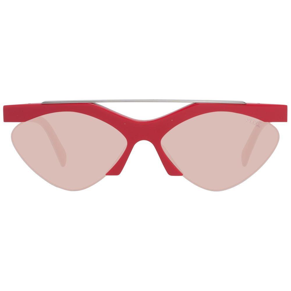 Emilio Pucci Red Metal Sunglasses
