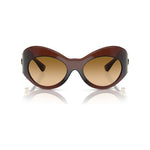 Versace Brown Acetate Sunglasses