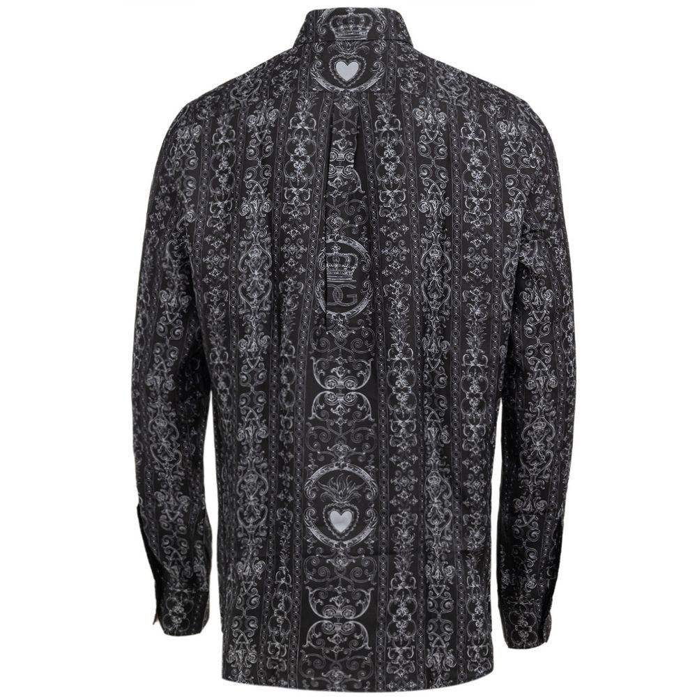 Dolce & Gabbana Gray Silk Shirt DO-831966220044709-43