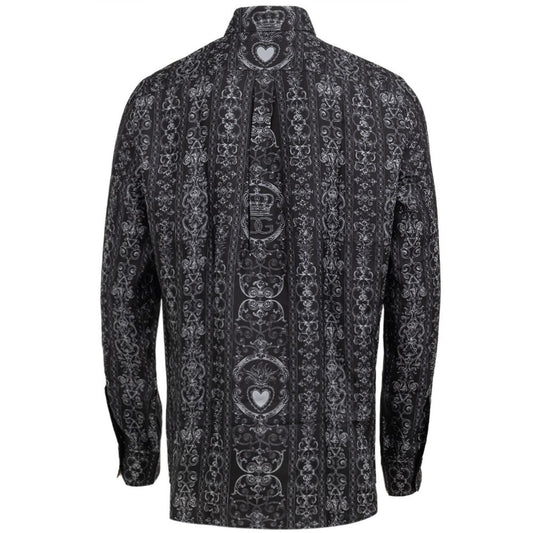 Dolce & Gabbana Gray Silk Shirt DO-831966220044709-43