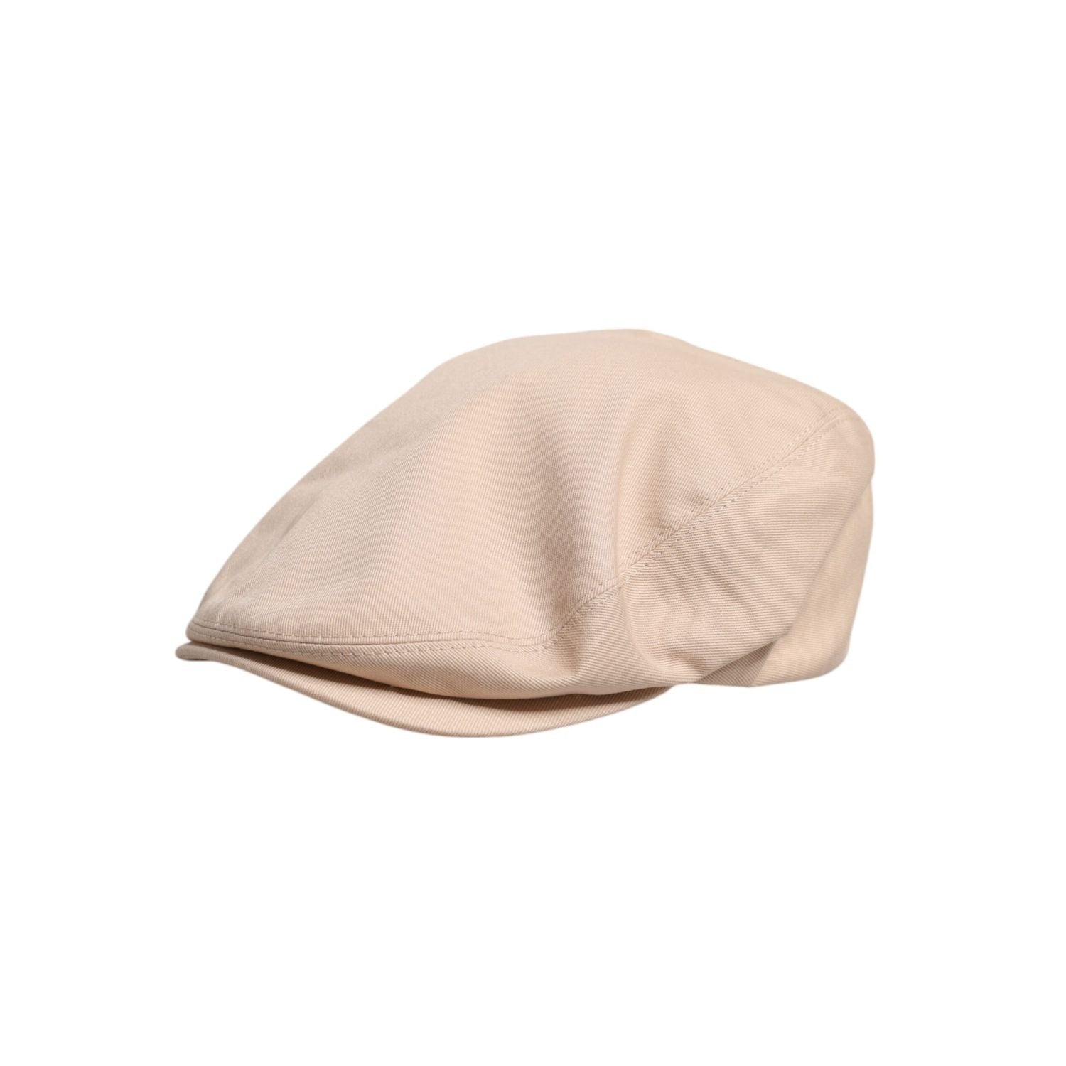 Dolce & Gabbana Beige Cotton Newsboy Capello Cabbie Hat