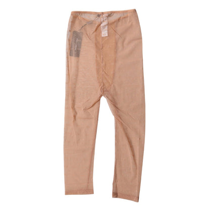 Dolce & Gabbana Brown Logo Lace Lingerie Cropped Tight Underwear