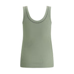 Brunello Cucinelli Ribbed Top BR-MG902FP100C9738-XXS