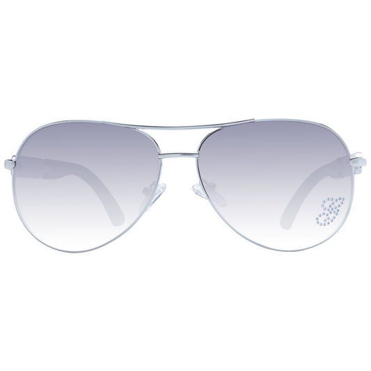 Guess Silver Women Sunglasses Guess Light Gray