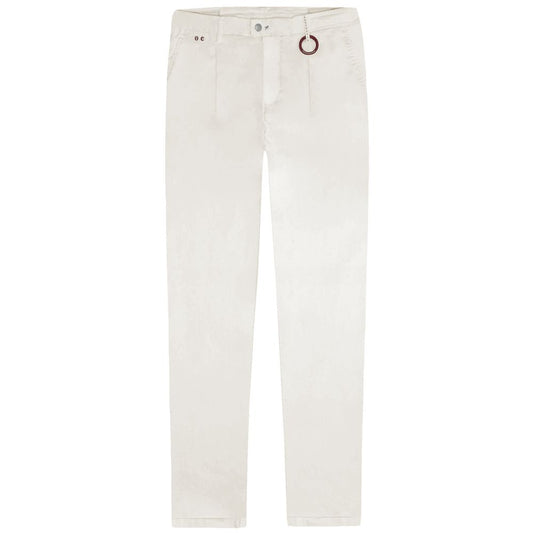 Tramarossa White Cotton Jeans & Pant TR-15026-W33