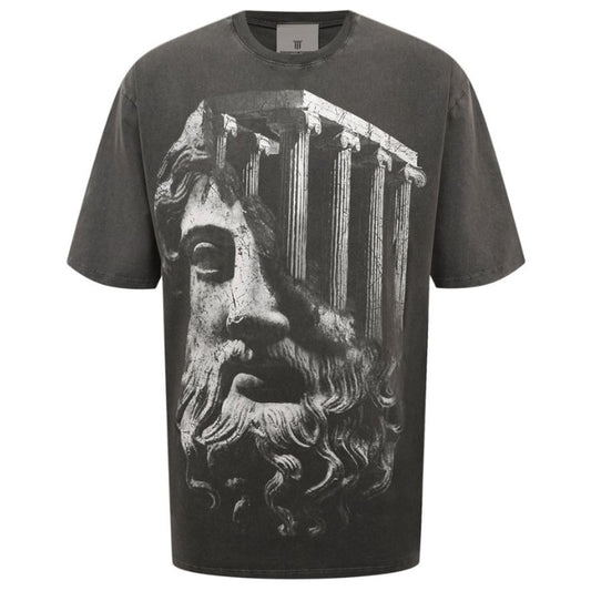 Diego Venturino Gray Cotton T-Shirt DI-15129-S