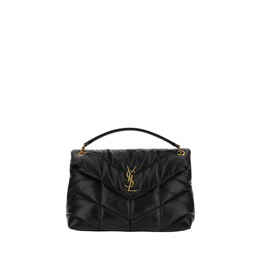 Saint Laurent Black Lamb Leather Shoulder Bag
