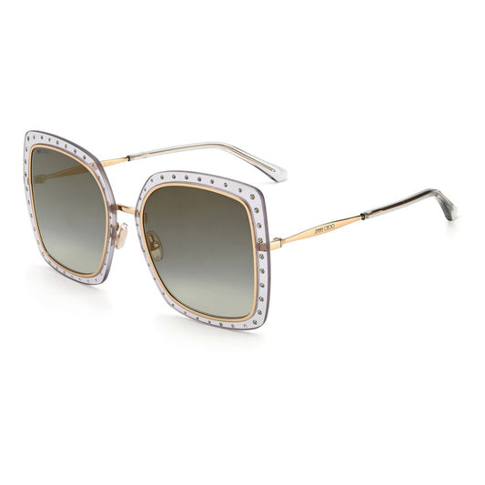 Jimmy Choo Gold Metal Sunglasses Jimmy Choo Rosy Brown