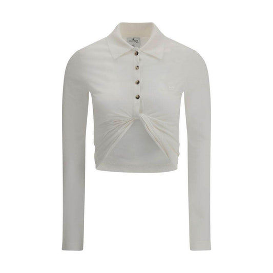 Courrèges Polo with twisted detail CO-225JPO048JS01930001-M