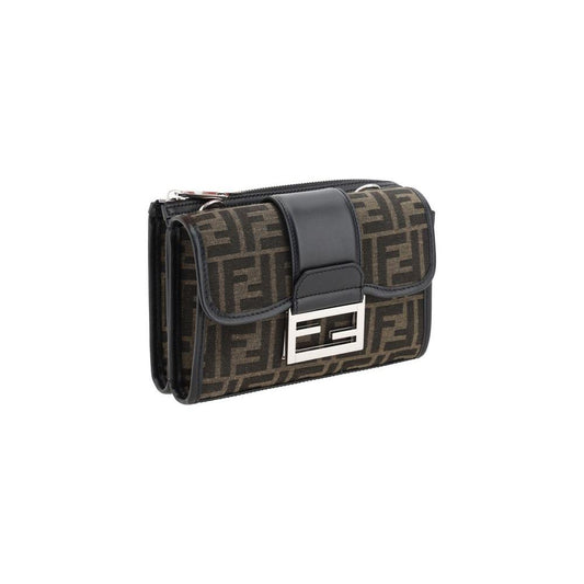Fendi Double Baguette Shoulder Bag Fendi Dark Slate Gray