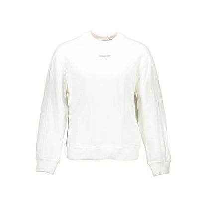 Calvin Klein Bianco Cotton Mens Sweatshirt
