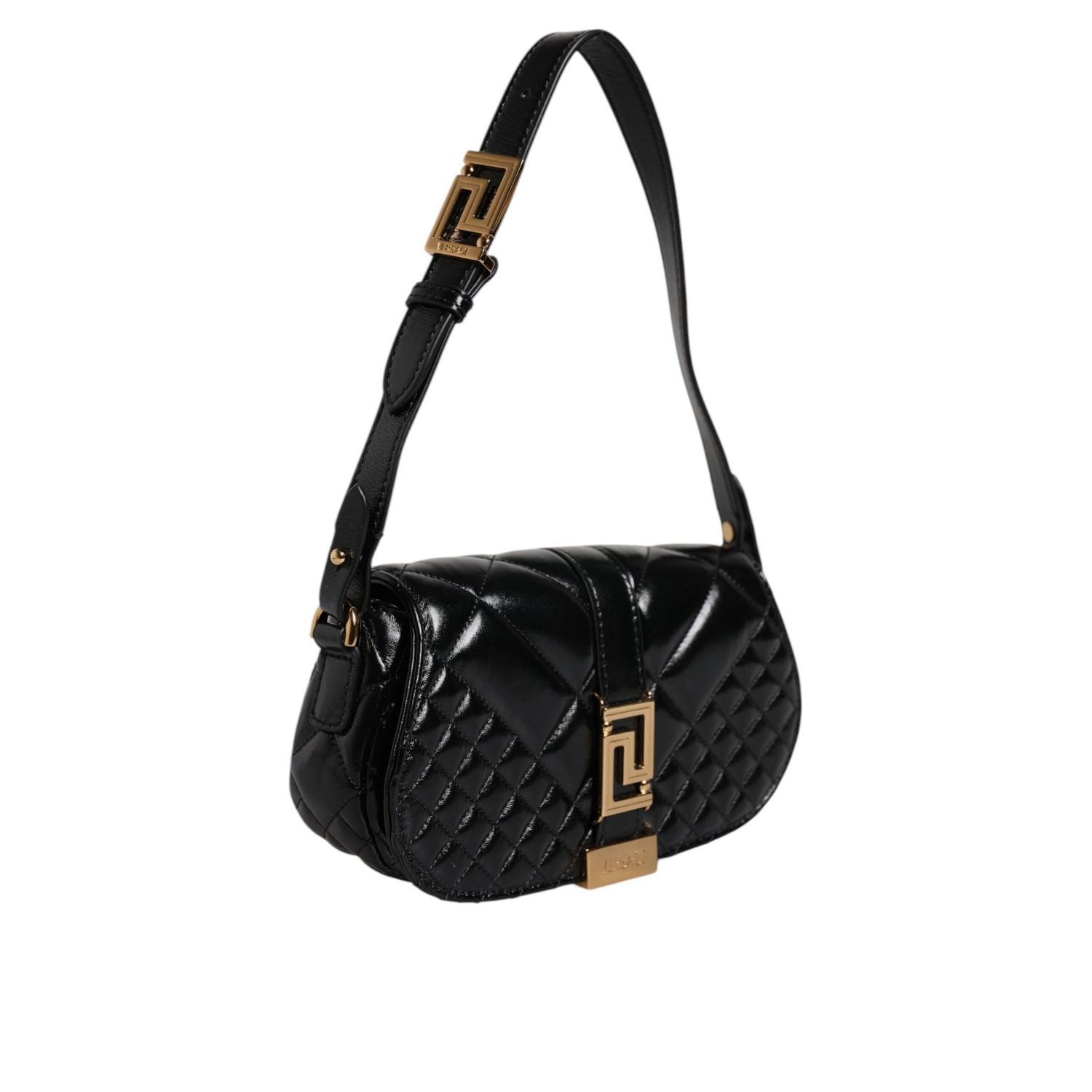 Front view with bag zipped and handles upright.