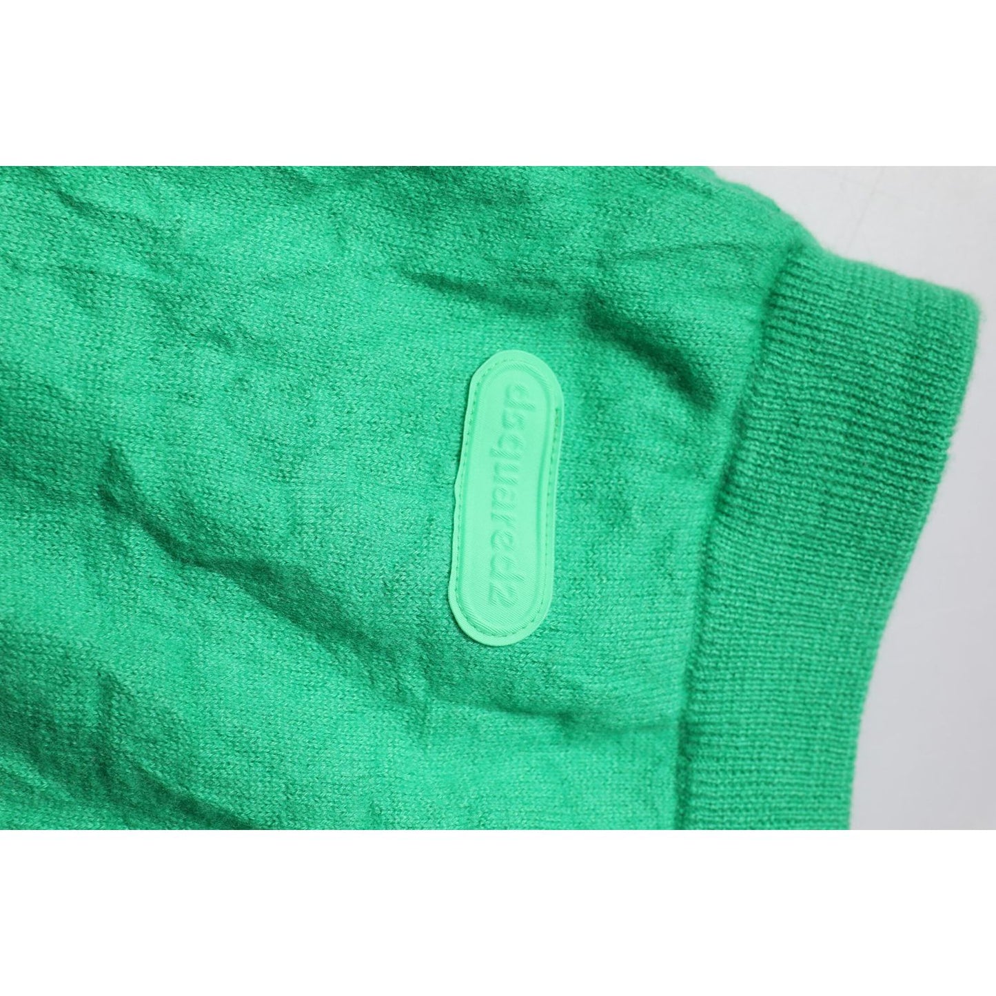 Dsquared² Green Cotton Elastic Waist Men Casual Pants PAN74477-XS