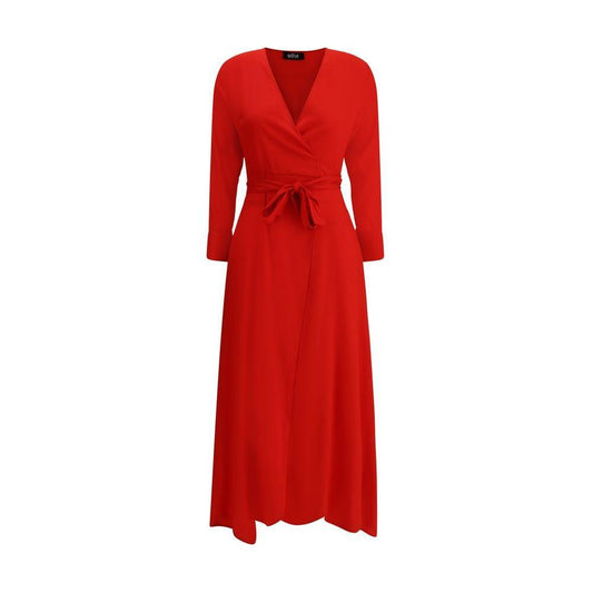 Ella Long chemisier Dress EL-PDR115CREPE454-L