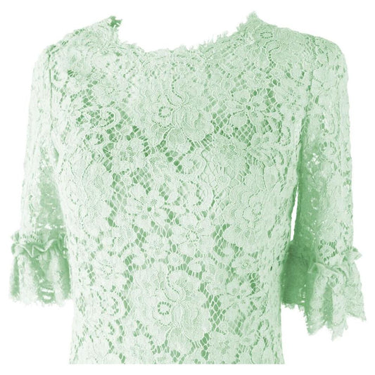 Dolce & Gabbana Green Cotton Dress