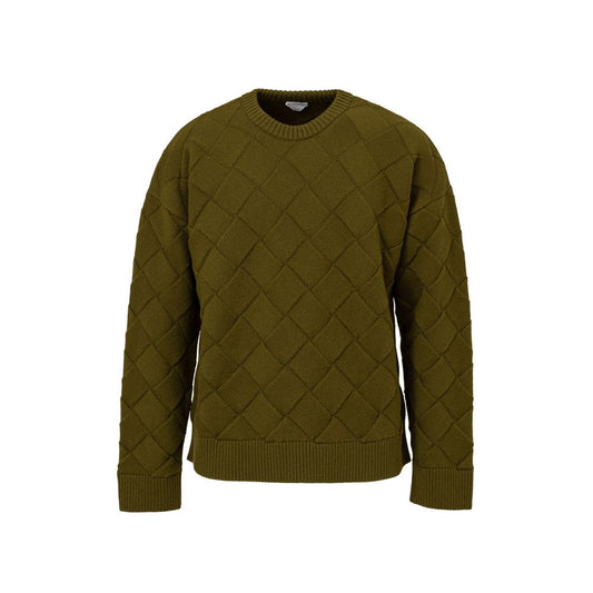 Bottega Veneta Green Wool Sweatshirt