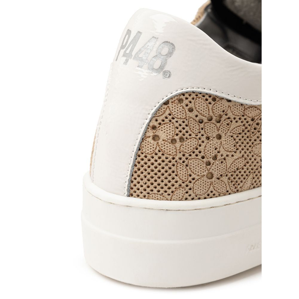 P448 Beige Leather Athletic Sneakers 1728,67397976224,Athletic - Sneakers - Shoes,Beige,EU36/US6,EU37/US7,EU39/US9,EU41/US11,New with tags,P448,Shoes,Sneakers - Shoes,Sneakers - Women - Shoes,Women,Women - Shoes