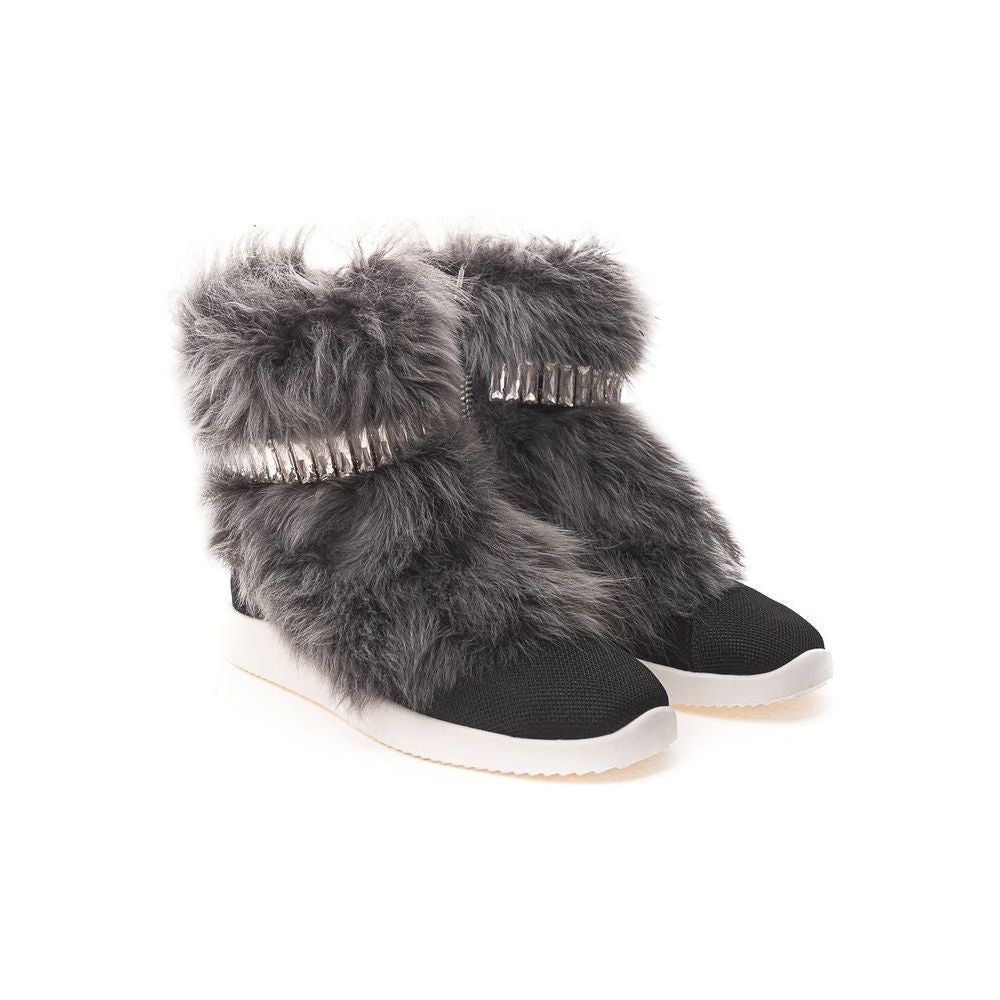 Giuseppe Zanotti Black Neoprene Sneaker GI-5125676-EU36.5/US6.5